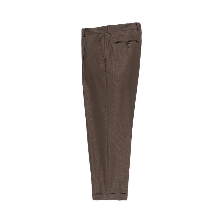 Wacko Maria Pleated Pants (Type-2) "Brown"