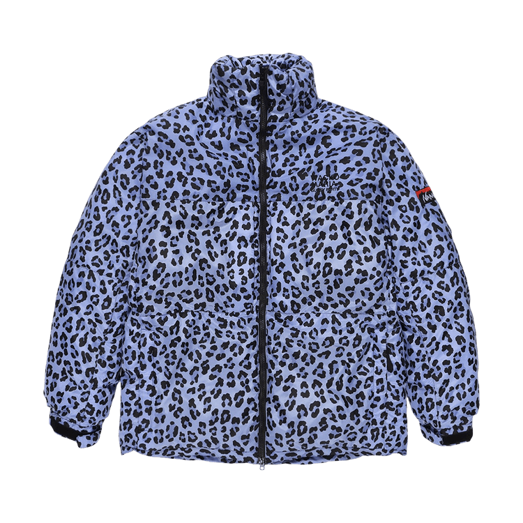 Wacko Maria Leopard Down Jacket "Purple"
