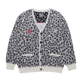 Wacko Maria x BlackEyePatch Leopard Heavy Mohair Cardigan "White"