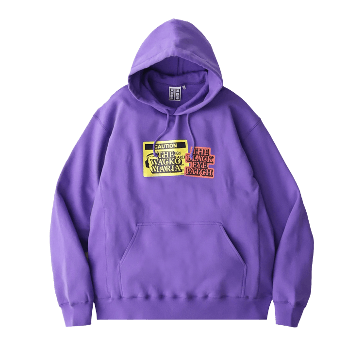 Wacko Maria x BlackEyePatch Pullover Hooded Sweatshirt "Purple"