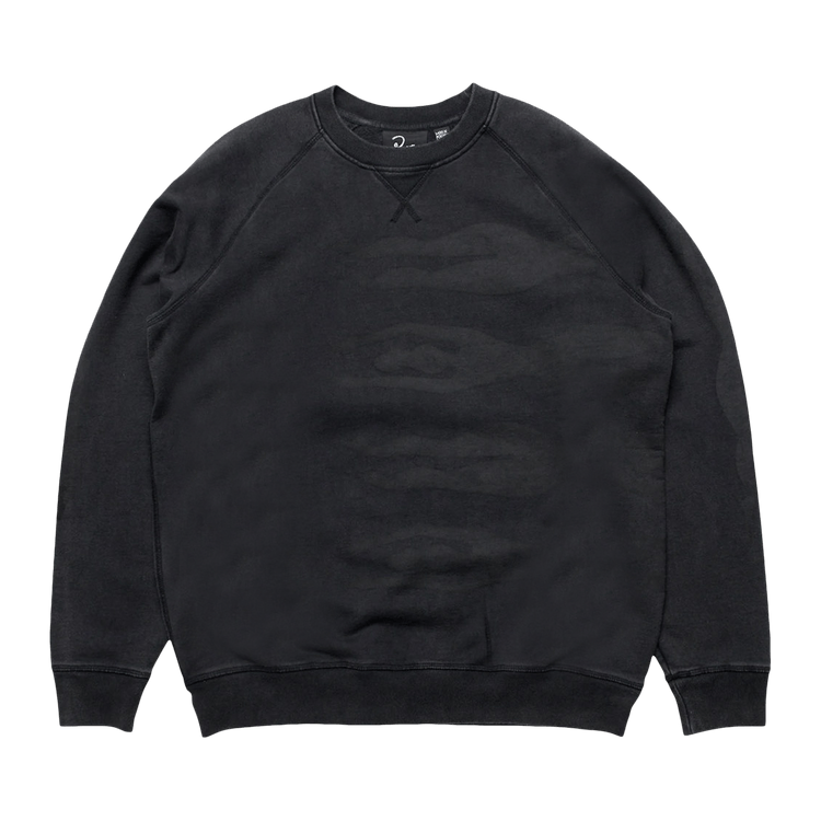 Parra Swimming With Pets Crewneck Sweatshirt "Asphalt Grey"