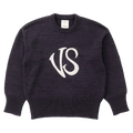 Visvim Letterman Crew Knit "Navy"