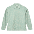 Bode Powder Signature Long-Sleeve Shirt "Blue"