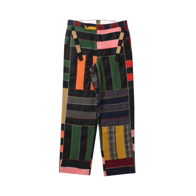 Bode 5 Bar Quilt Pants "Multicolor"