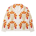 Bode Foliage Appliqué Long-Sleeve Shirt "Multicolor"