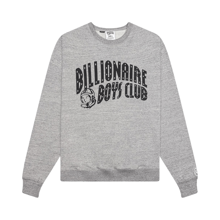 Billionaire Boys Club Straight Font Crew "Heather Grey"