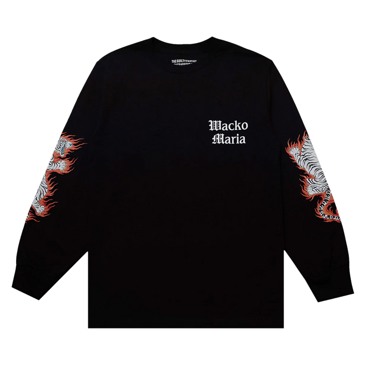 Wacko Maria x Tim Lehi Crewneck Long-Sleeve T-Shirt (Type-1) "Black"