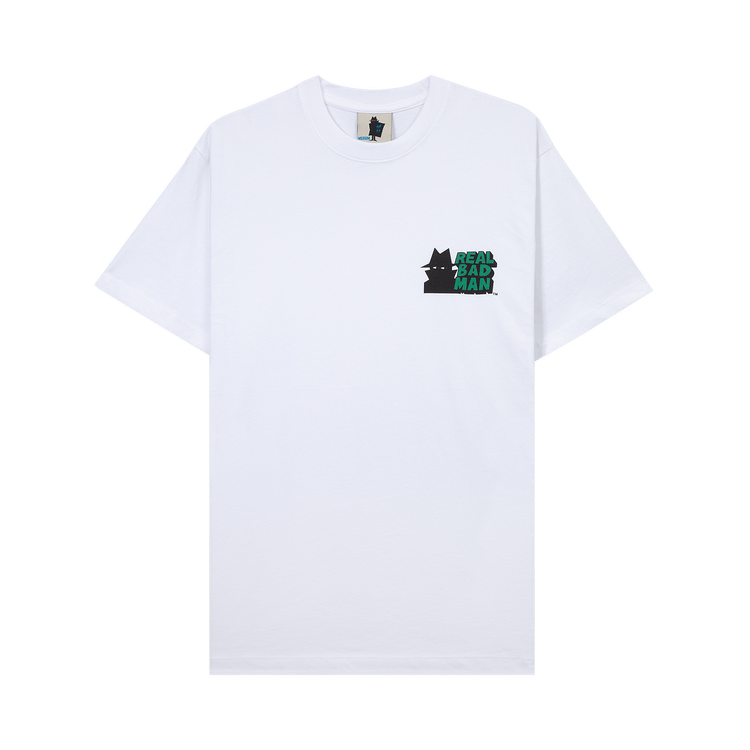 Real Bad Man Classic Watch Tee "White"
