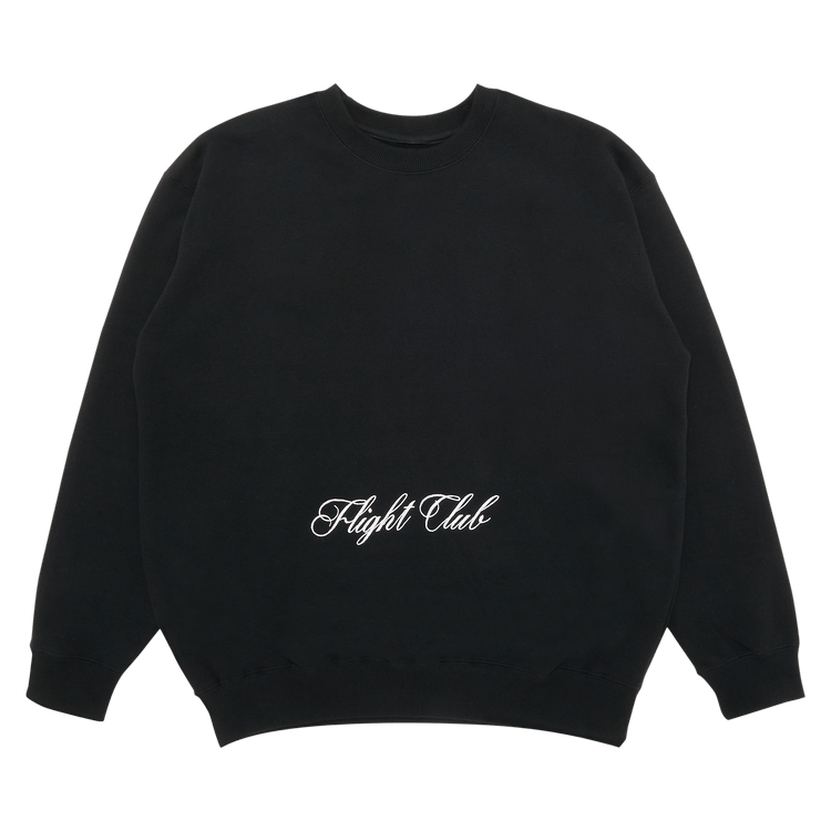 Flight Club Script Sweatshirt "Black"