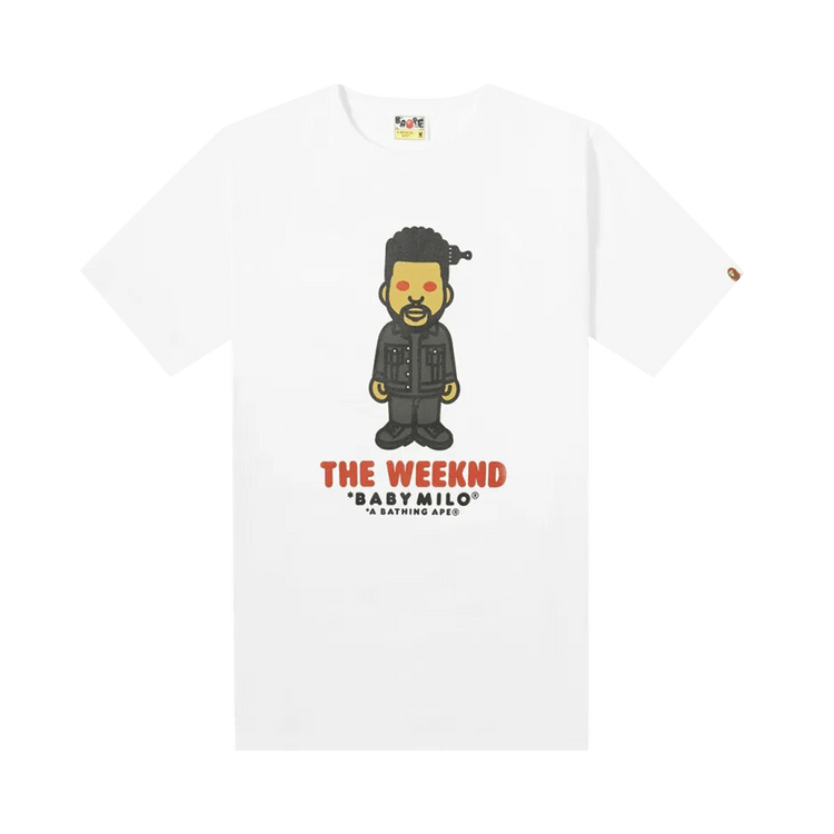 BAPE x XO The Weeknd Baby Milo Tee "White"