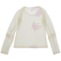 Vintage Helmut Lang Slashed Phoenix T-Shirt "White"