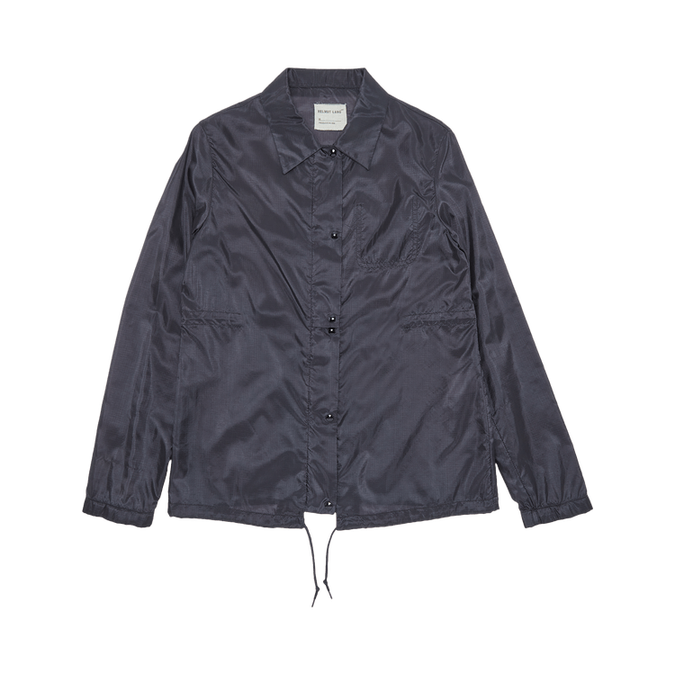 Vintage Helmut Lang Transparent Buttoned Ripstop Jacket "Black"