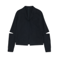 Vintage Helmut Lang Slashed Elbow Buttoned Jacket "Black"
