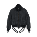 Vintage Helmut Lang Bondage Bomber Jacket "Black"