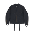 Vintage Helmut Lang Biker Jacket With Straps "Black"