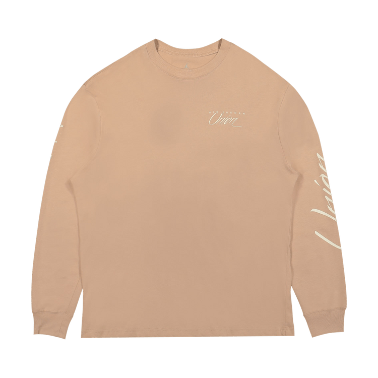 Air Jordan x Union Long-Sleeve T-Shirt "Beige/Coconut Milk"