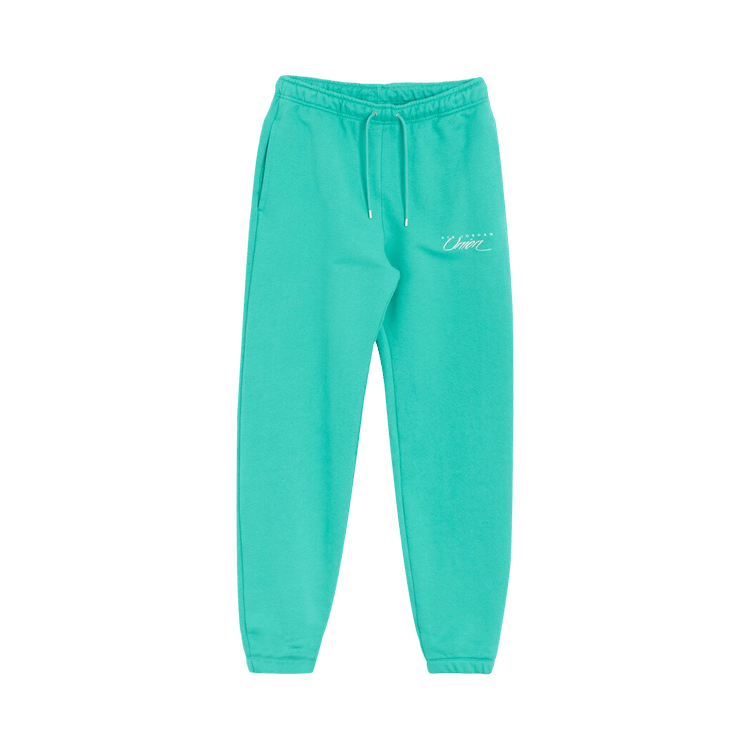 Air Jordan x Union MJ Fleece Pants "Kinetic Green/Coconut Milk"