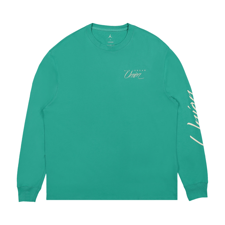 Air Jordan x Union Long-Sleeve T-Shirt "Kinetic Green/Coconut Milk"