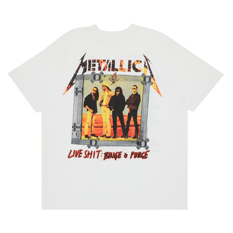 Vintage Metallica Binge And Purge T-Shirt "White"
