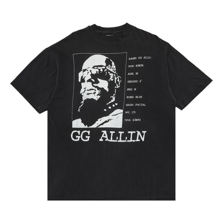 Vintage G.G. Allin D.O.A. T-Shirt "Black"