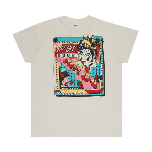 Vintage Stray Cats Balls To Play T-Shirt "White"