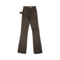 Bottega Veneta Raw Denim Bootcut Jeans "Brown"