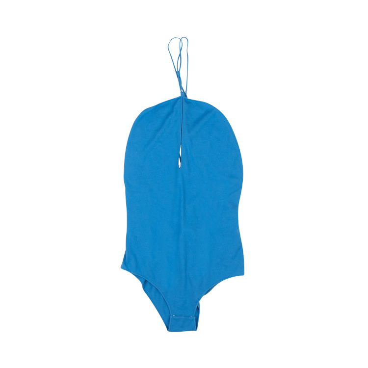 Bottega Veneta Lightweight Knit Bodysuit "Blue"