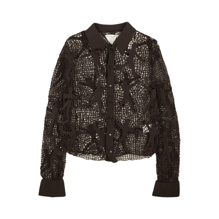 Bottega Veneta Crochet Dancers Top "Brown"