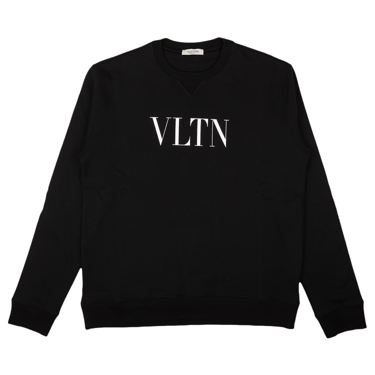Valentino Logo Crewneck Sweatshirt "Black"