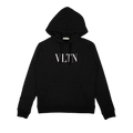 Valentino Logo Pullover Hoodie Sweatshirt "Black"