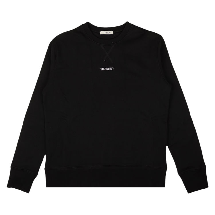Valentino Small Logo Crewneck Sweatshirt "Black"