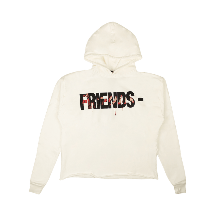 Vlone Keep Enemies Close Pullover Hoodie Sweatshirt "White"