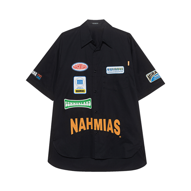 Nahmias Surf Comp Button Up Shirt "Black"