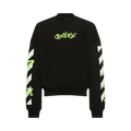 Off-White Opposite Arrow Boxy Crewneck "Black/Lime"