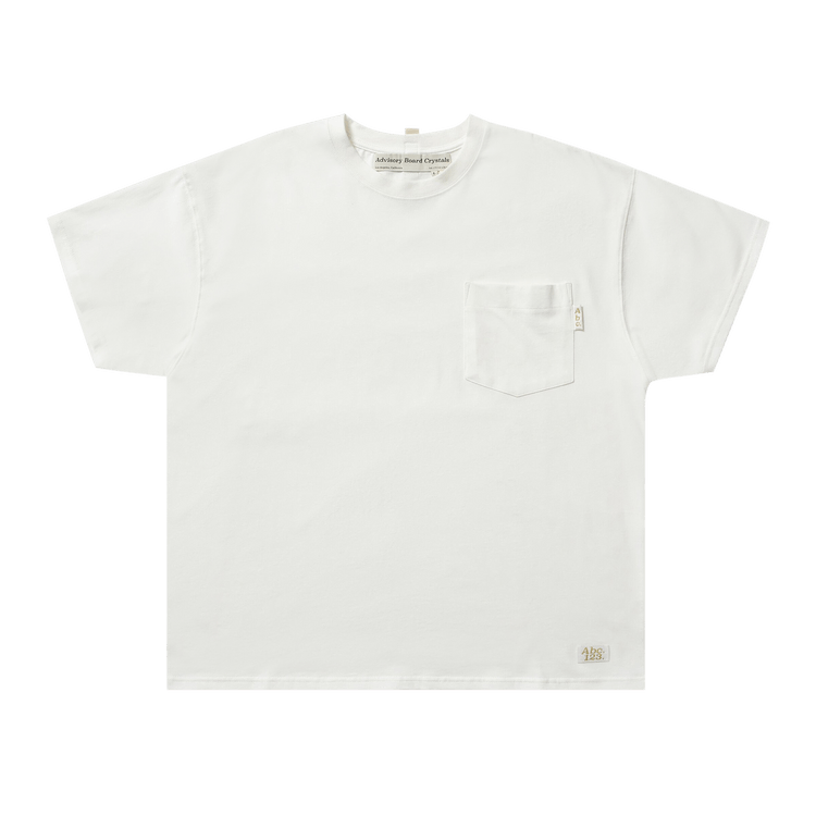 Advisory Board Crystals Short-Sleeve Pocket Tee "White"