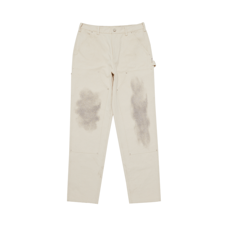 Advisory Board Crystals Double Knee Pant "White"