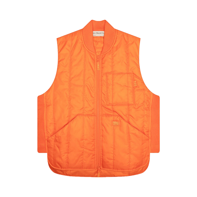 Advisory Board Crystals Puffer Vest "Orange"