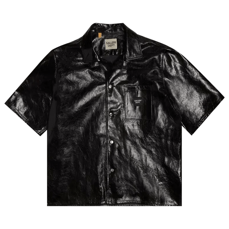 Gallery Dept. Leather Parker Shirt "Black"