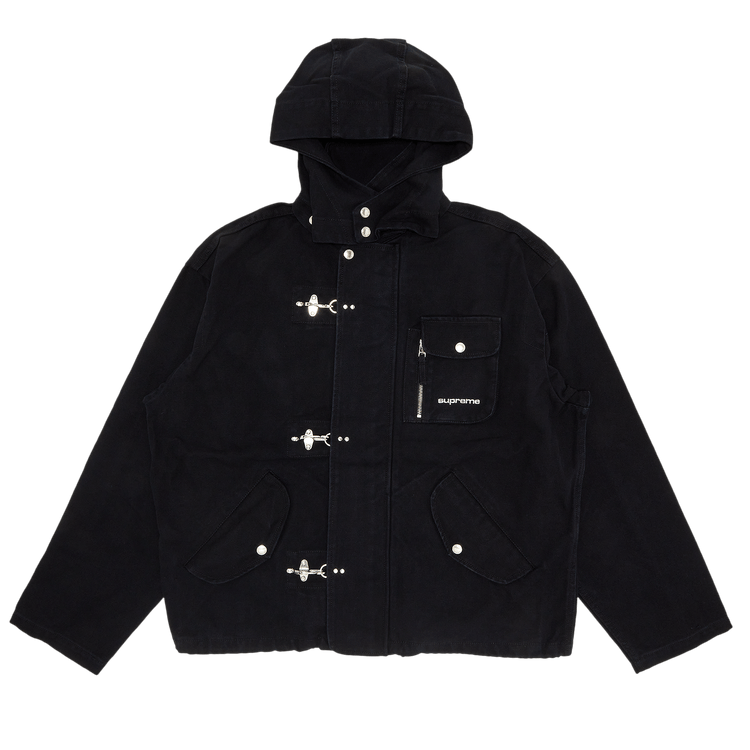 Supreme Canvas Clip Jacket "Black"