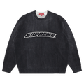 Supreme Printed Washed Sweater "Black"