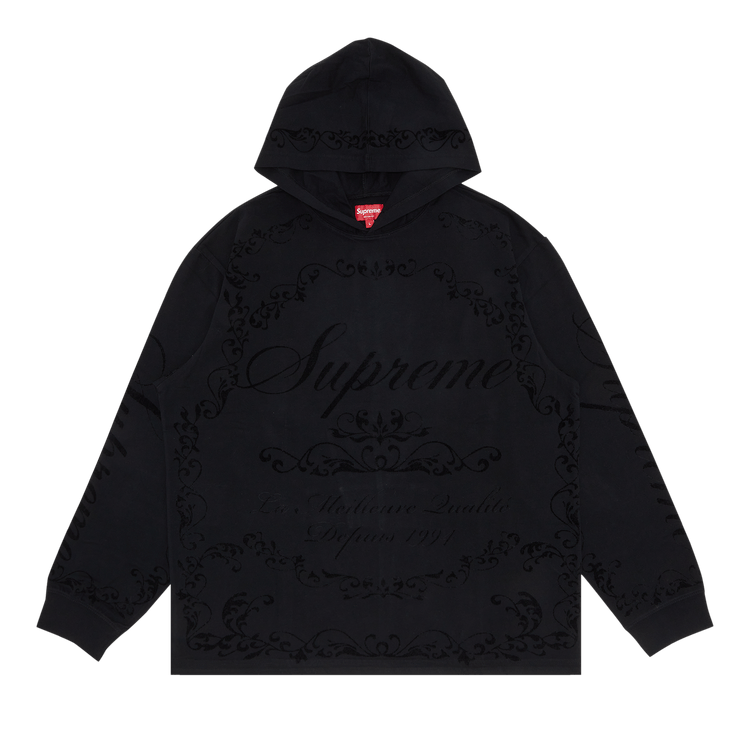Supreme Celebr� Hooded Long-Sleeve Top "Black"