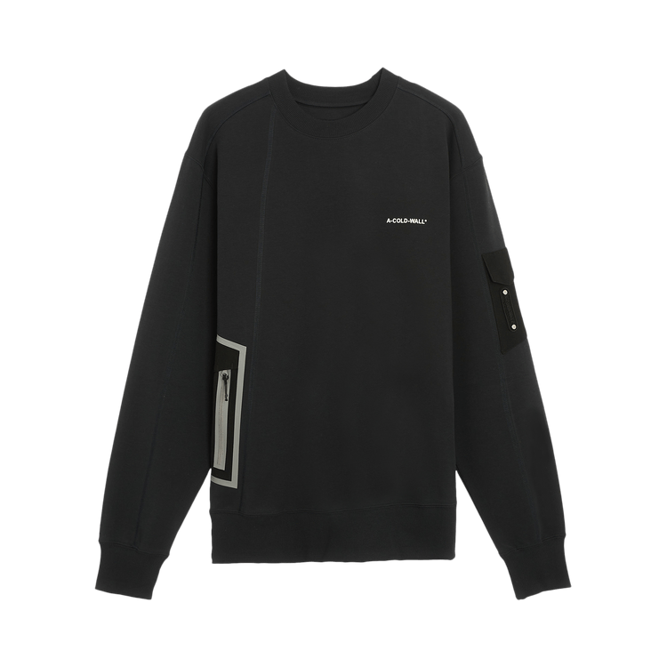 A-Cold-Wall* Polygon Technical Crewneck "Black"