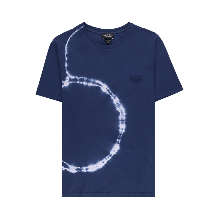 A.P.C. Raymond Tie Dye T-Shirt "Indigo"