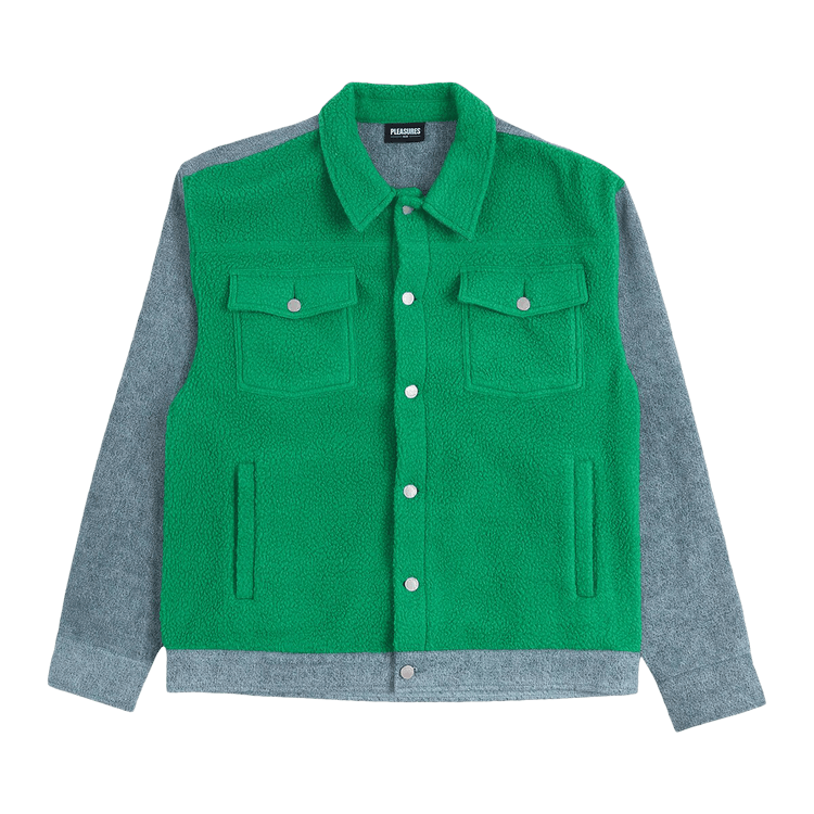 Pleasures Fried Trucker Jacket "Green"