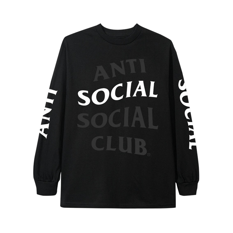 Anti Social Social Club Highlight Long-Sleeve T-Shirt "Black"