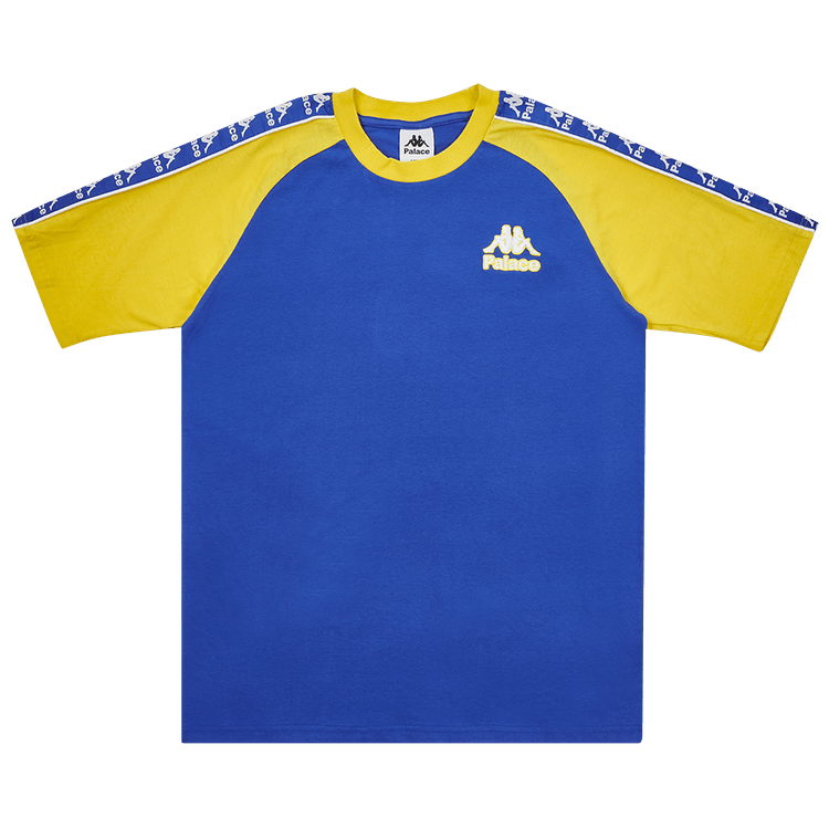 Palace x Kappa Classic Raglan T-Shirt "Blue/Yellow"