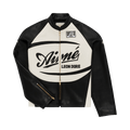 Aimé Leon Dore Leather Café Racer Jacket "Jet Black"
