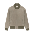 Aimé Leon Dore Suede Bomber Jacket "Laurel Oak"
