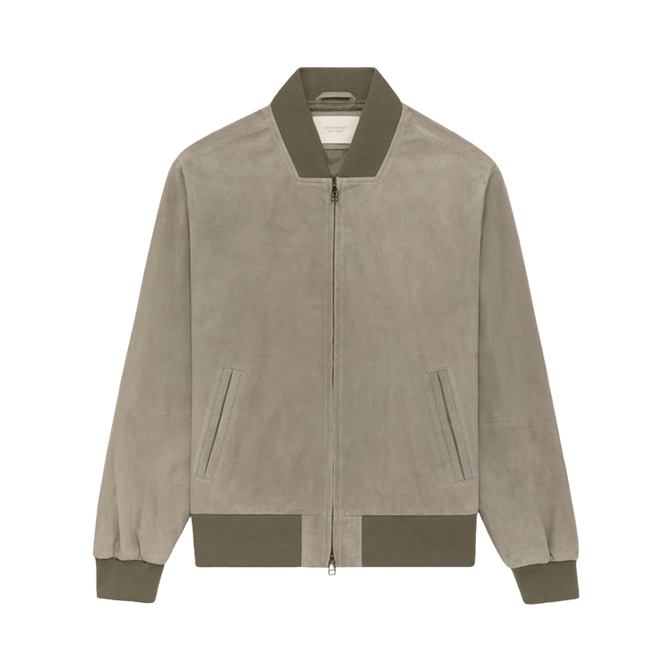 Aimé Leon Dore Suede Bomber Jacket "Laurel Oak"