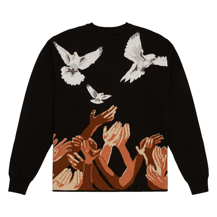 3.PARADIS Knit Crewneck "Black"